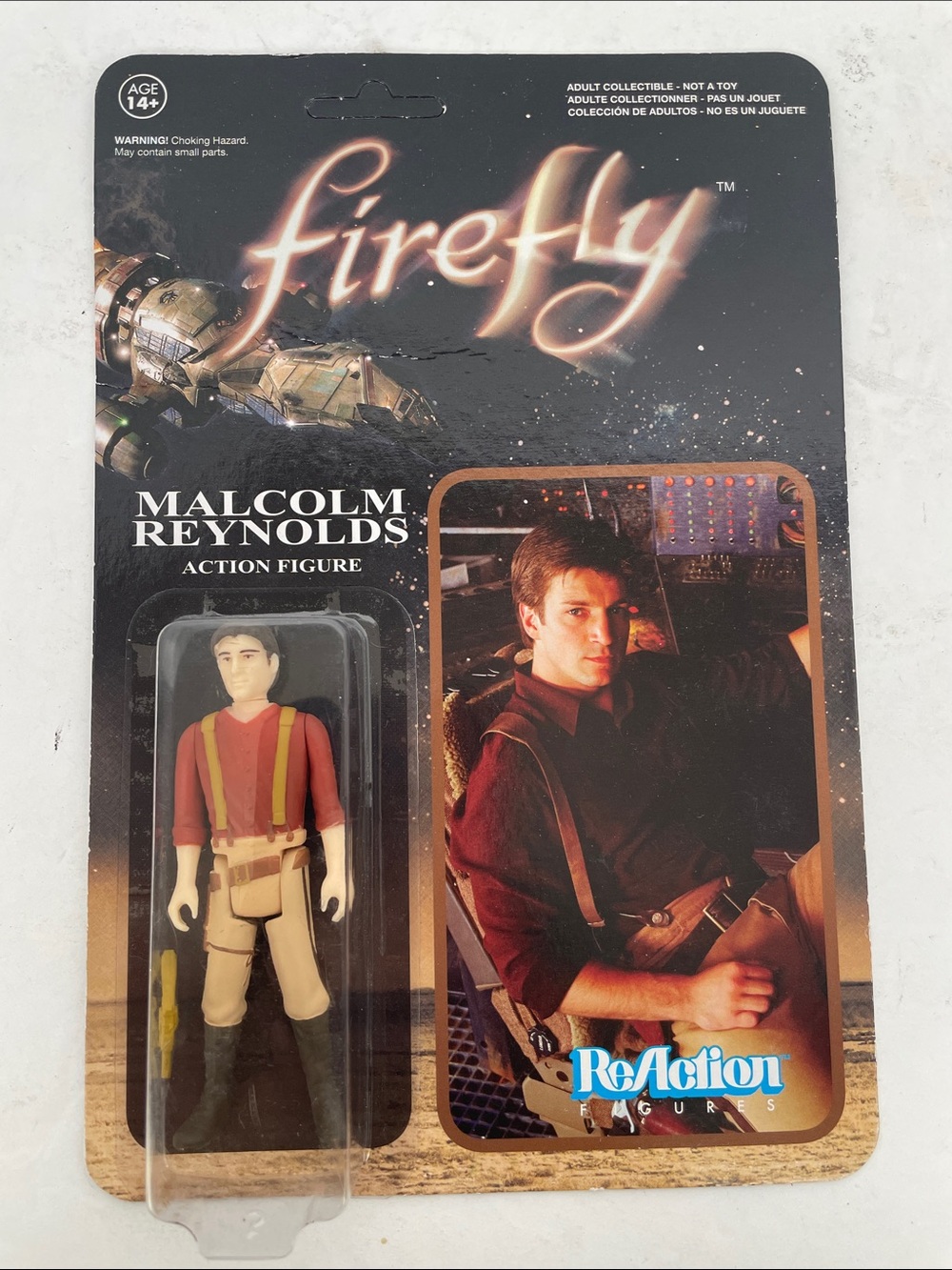 Firefly Malcolm Reynolds 3.75" Figure Funko ReAction Figures NEW Unpunched